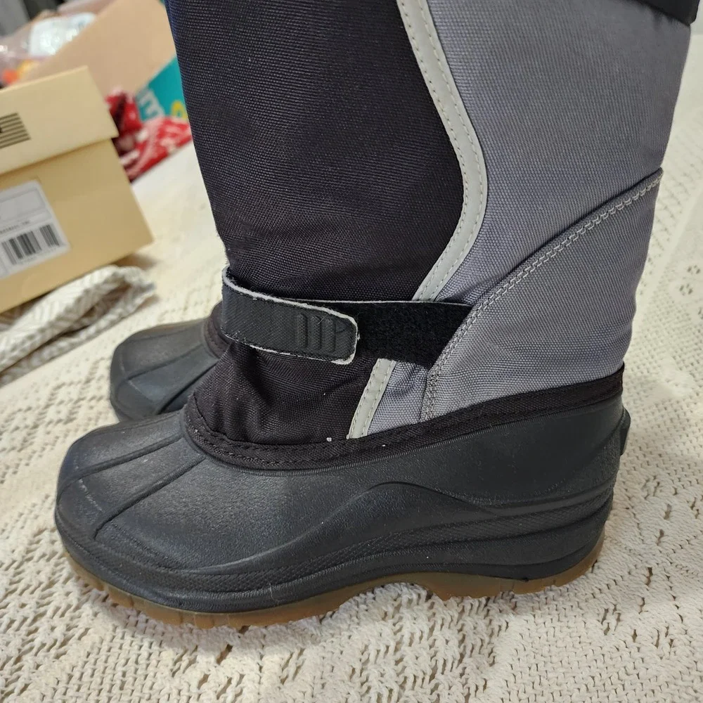 LL Bean Northwoods Kids Waterproof Winter Boots Size 3 Insulated Removable Liner